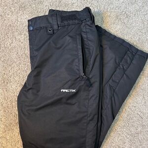 Arctix Size L Men's Black Insulated Snow Ski Pant